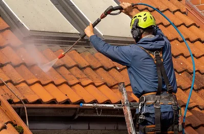 Démoussage et hydrofuge de toiture à Coutarnoux
